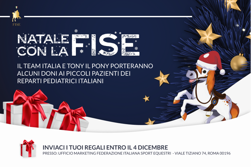 Natale con la FISE: in arrivo l’edizione 2021 del progetto solidale
