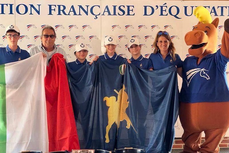 Italia ai Campionati del Mondo Club salto ostacoli Pony di Lamotte