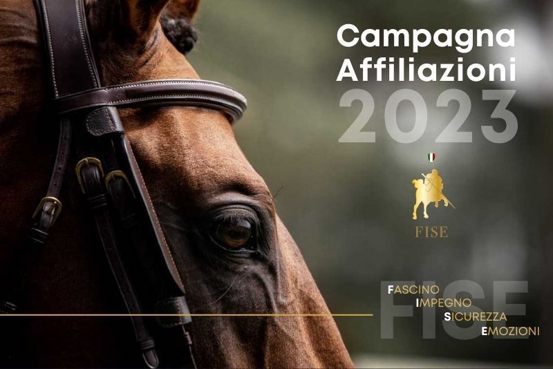 FISE: apertura Campagna Affiliazioni 2023