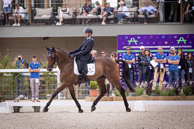 Europeo di Completo all’Haras du Pin: Italia ottava dopo il dressage