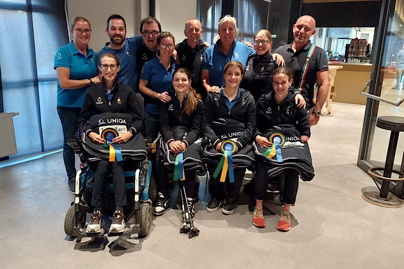 CPEDI3* Stadl-Paura: il team Italia di Paradressage vince la Team Competition