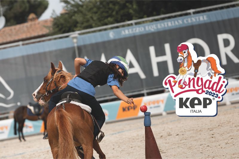 Oltre mille giovani sui pony ad Arezzo per il via alle Ponyadi Kep Italia 2023