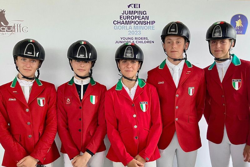 Salto ostacoli: Campionato d’Europa giovanile. Quarto posto per l’Italia dei Children