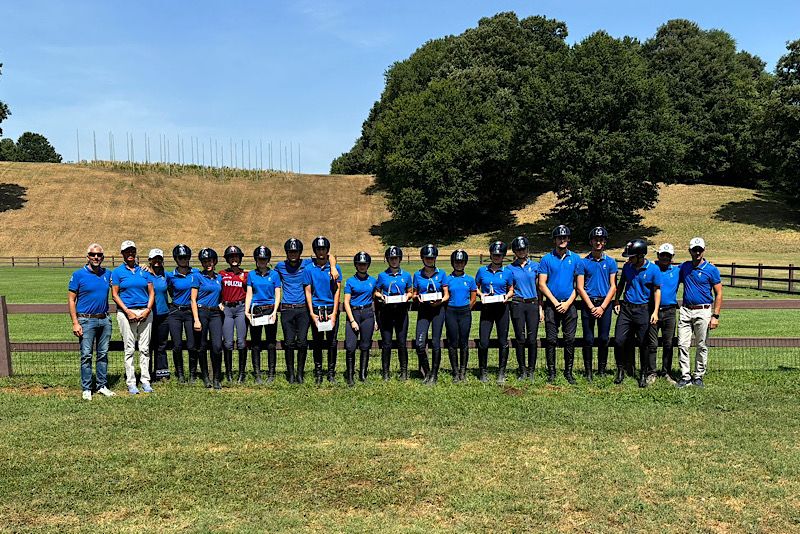 Terminato il Ritiro Collegiale Giovanile di concorso completo in vista dei Campionati Europei