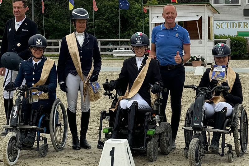 Buon test per il paradressage azzurro nel CPEDI di Ornago
