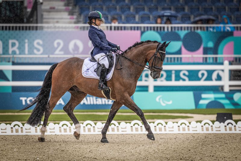 PARALIMPIADI PARIGI 2024: PARADRESSAGE. SALVADÈ QUARTA NELLA GARA INDIVIDUALE E QUALIFICATA PER FREESTYLE 