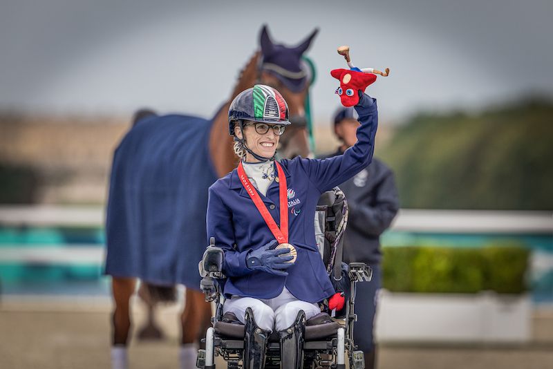 PARALIMPIADI PARIGI 2024: MEDAGLIA DI BRONZO PER SARA MORGANTI E MARIEBELLE