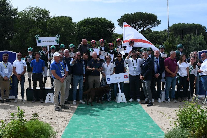 Piazza di Siena: Coppa del Presidente Pony. Vittoria per il Team della Toscana