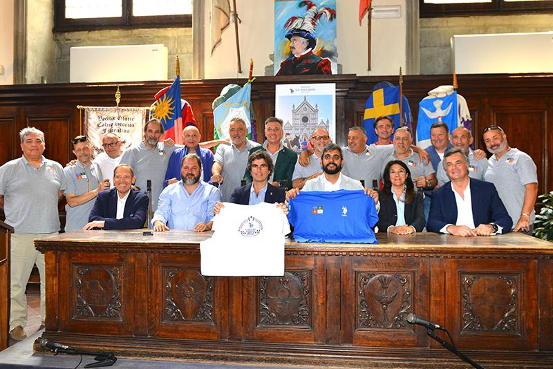 ‘Firenze polo tribute at Piazza di Santa Croce’
