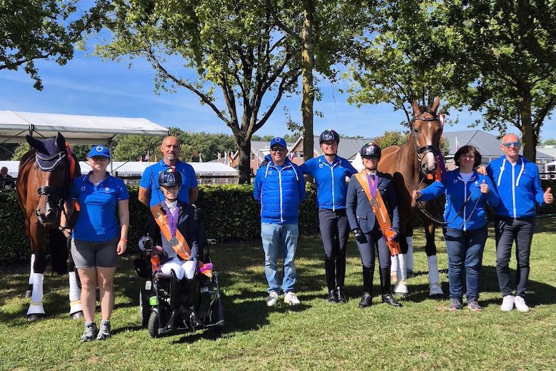 Europei: Paradressage. Italia da record con Morganti d’argento e Salvadè di bronzo nel Freestyle di Ermelo