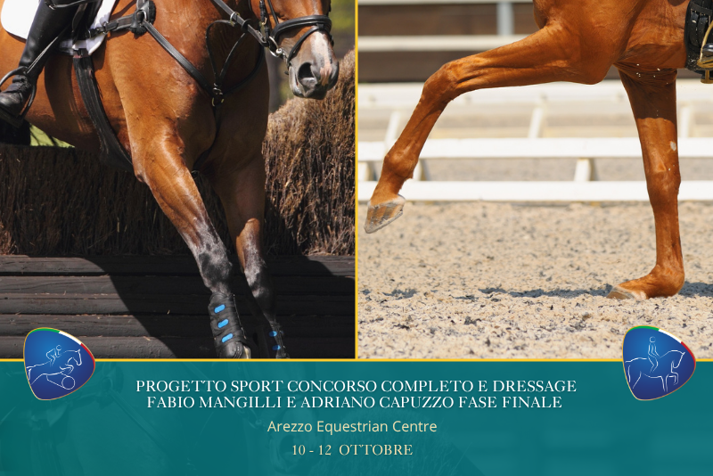 Finali Progetto Sport Fabio Mangilli e Adriano Capuzzo: dressage e completo all’Arezzo Equestrian Centre