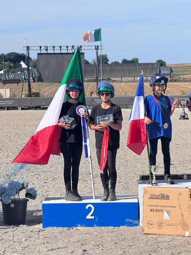 L’Italia brilla ai Mondiali di Mounted Games a coppie in Francia