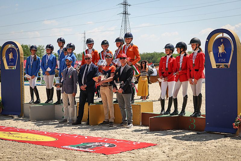 CSIO d’Italia Giovanile e Pony: il Team Pony secondo nella FEI Nations Cup