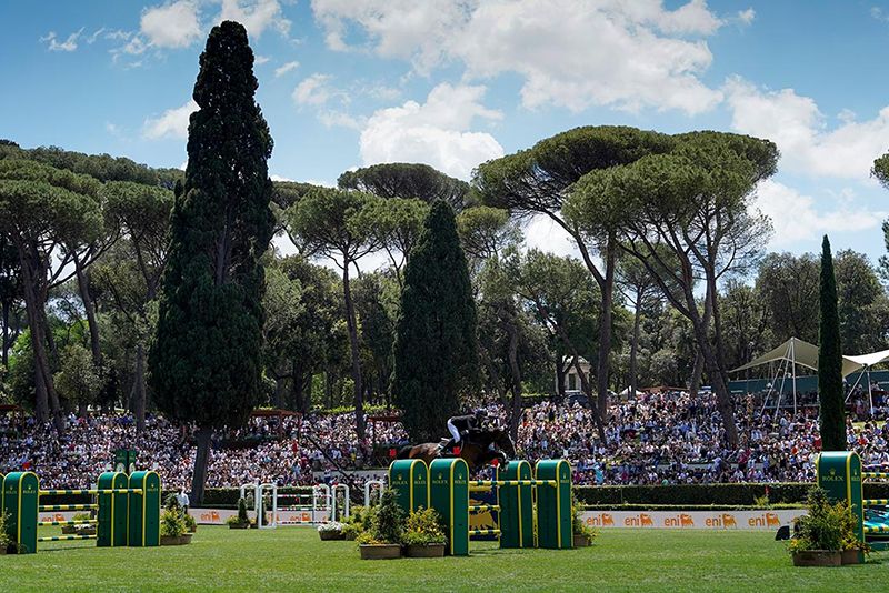 Piazza di Siena una delle sette meraviglie della Rolex Series