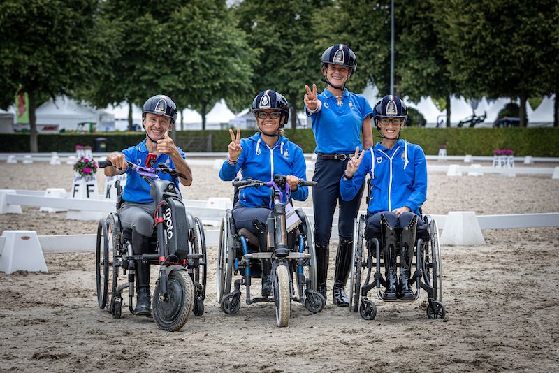 Aachen 2026: il Paradressage azzurro vola a Los Angeles 2028