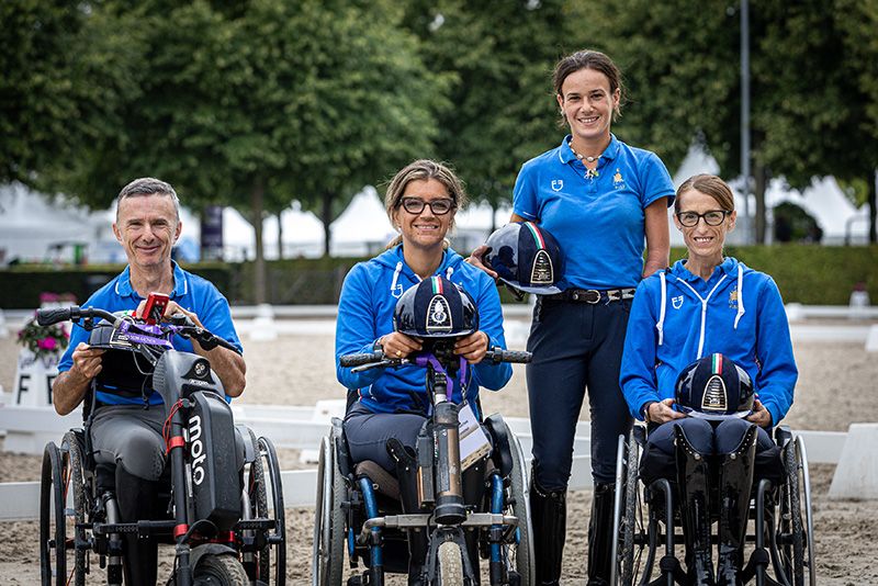 Il Paradressage azzurro al Mondiale di Aachen con Los Angeles nel mirino