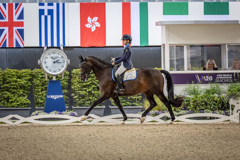 Aachen 2026: Paradressage. Bella prova di Federica Sileoni e Leonardo nella gara individuale