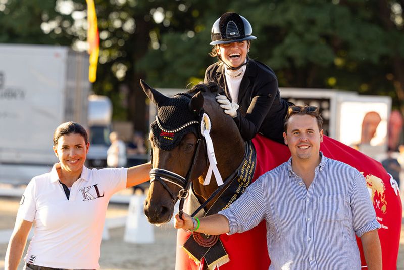 Dressage: Arturi e Sir Gribaldi bronzo nel Mondiale Giovani Cavalli di Verden 