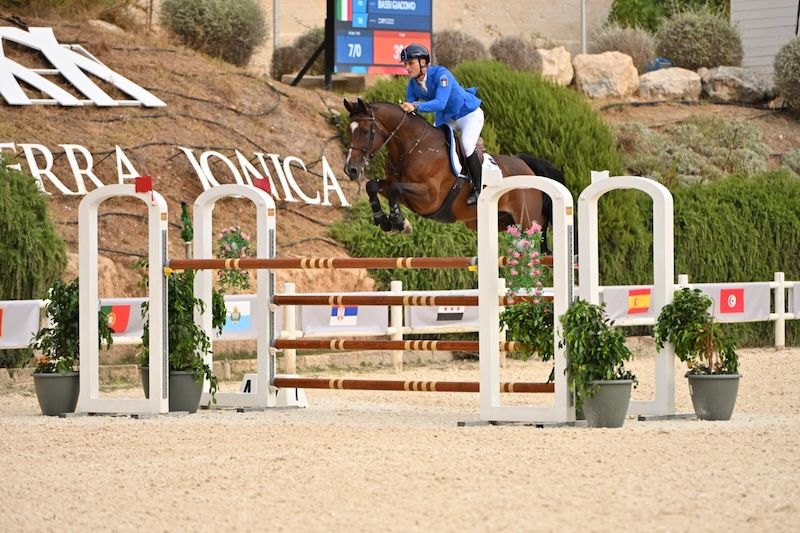 Sport Equestri, Giochi del Mediterraneo: Giacomo Bassi chiude al nono posto la gara individuale di Taranto 2026