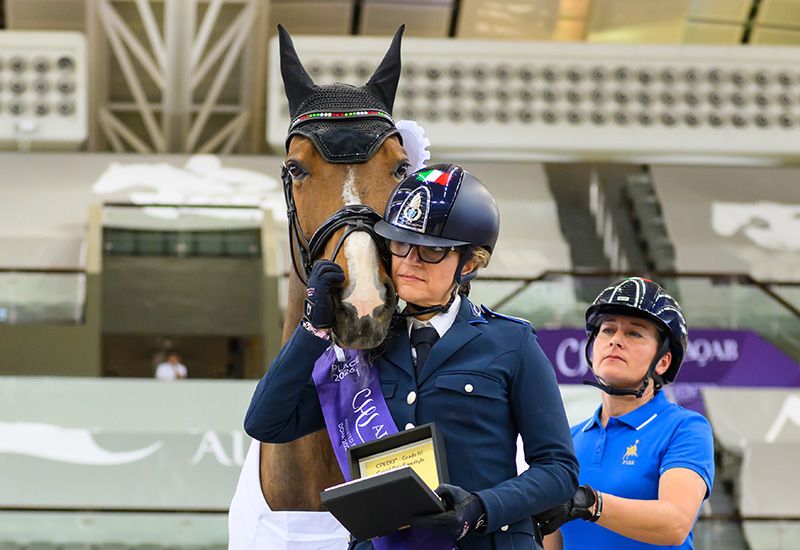 Francesca Salvadè imbattibile a Doha