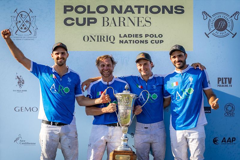 Trionfo azzurro a Chantilly nella Polo Nations Cup