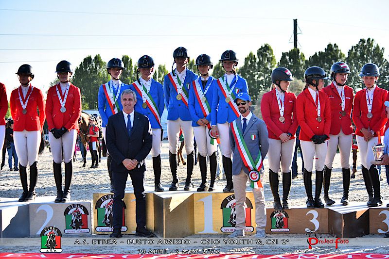 CSIO d’Italia Giovanile e Pony: vittoria azzurra nelle FEI Nations Cup Young Rider e Junior