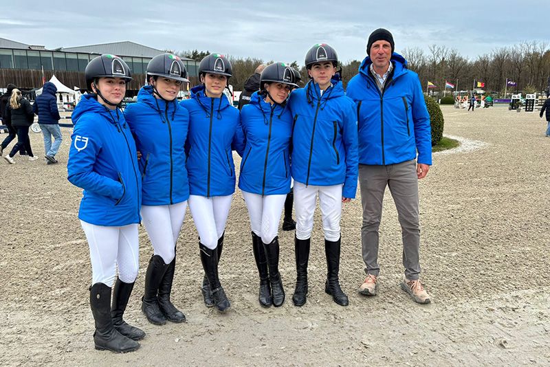 CSIO Youth di Opglabbeek: quinto posto del Team Italia pony