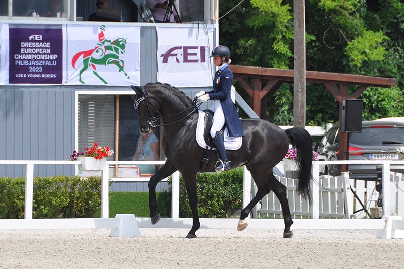 Beatrice Arturi in finale nei Campionati d’Europa U25 di Dressage