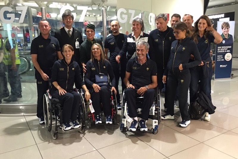 RIO2016: Atleti paralimpici in partenza per il Brasile