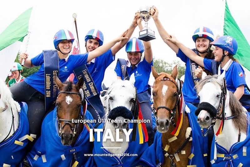 Europeo Mounted Games: Pioggia di medaglie sull’Italia