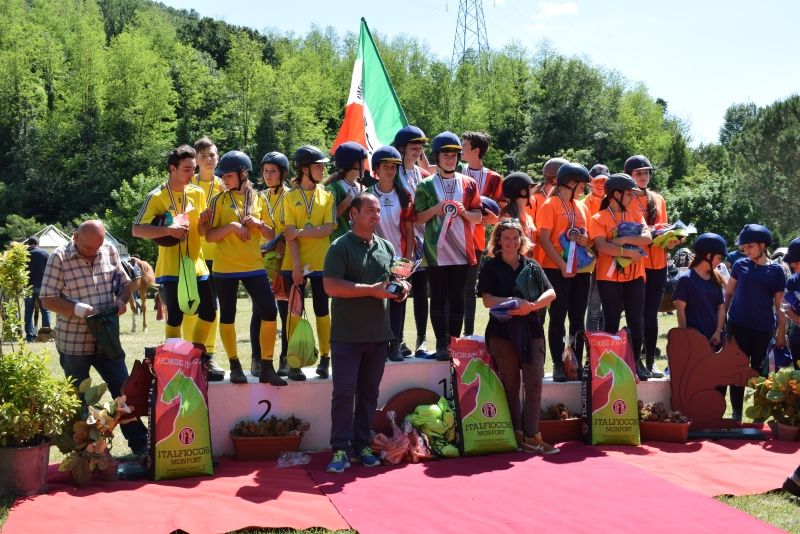 Tutte le medaglie dei Campionati Italiani di Mounted Games Elite a squadre