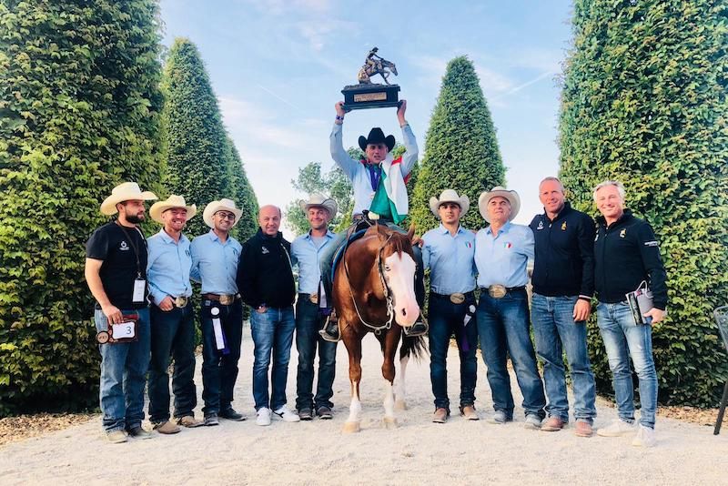 EUROPEI REINING: LORENZO DE SIMONE MEDAGLIA DI BRONZO
