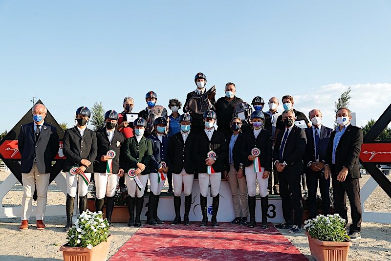 A Giacomo Casadei la medaglia d’oro dei Campionati Italiani Giovanili Selleria Equipe