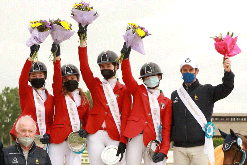 CSIO giovanile di Samorin: tre squadre su quattro sul podio in Coppa delle Nazioni