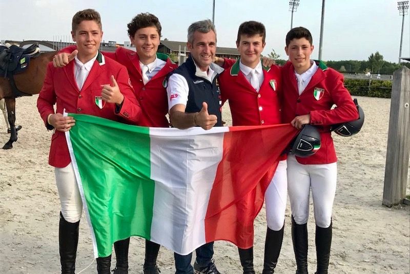 EUROPEI GIOVANILI. L’ITALIA JUNIOR È CAMPIONE D’EUROPA. YOUNG RIDER DI BRONZO