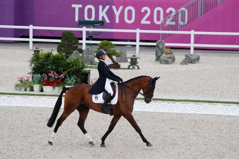 Tokyo 2020: Concorso Completo. Vittoria Panizzon ha aperto le danze all’Equestrian Park