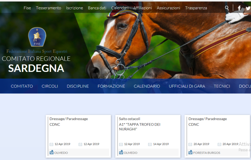 Comunicazione FISE 2.0: si aggiungono nuove Regioni