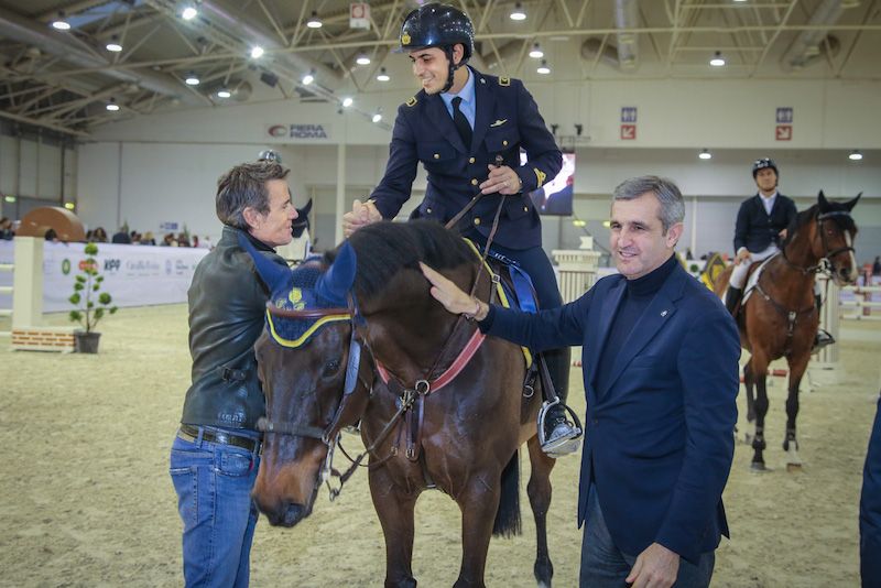 Ultima giornata per Cavalli a Roma: Eugenio Grimaldi si aggiudica il Gran Premio