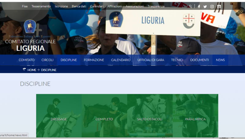 Comunicazione Fise 2.0: la Liguria passa al nuovo sito
