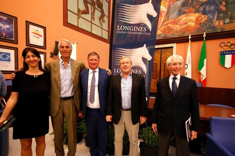 Presentata al Salone d’onore del CONI la tappa romana del Longines Global Champions Tour