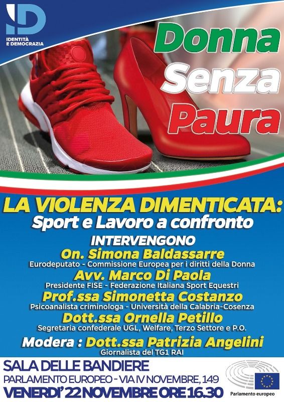 Convegno “Donna senza paura: la violenza dimenticata