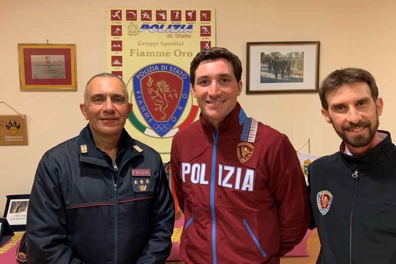 Michael Cristofoletti nelle Fiamme Oro