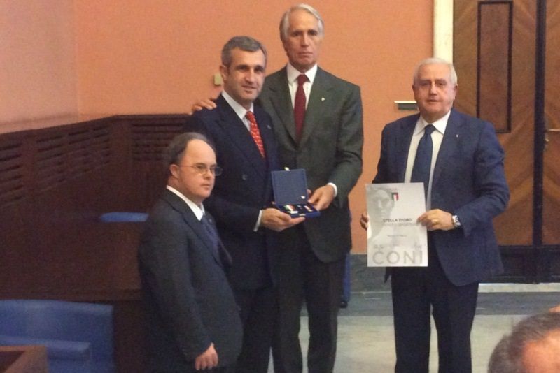 La Stella d'Oro del CONI a Marco Di Paola