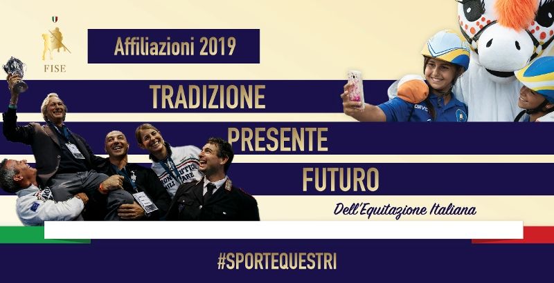 Campagna affiliazioni/ aggregazioni FISE per la stagione agonistica 2019