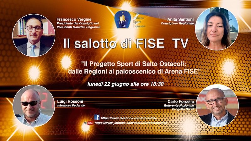Il Progetto Sport protagonista di FISE Tv
