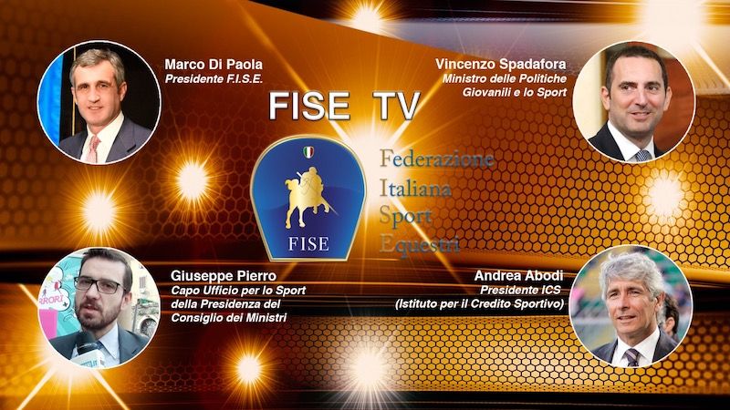 Lunedì 25 maggio il Ministro Spadafora ospite di FISE Tv