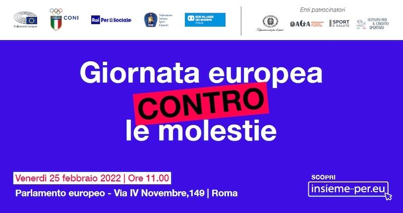25 febbraio: Giornata Europea contro le molestie