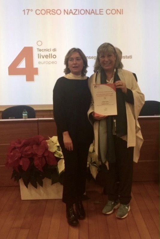  CONI: Laura Conz tecnico di IV livello europeo