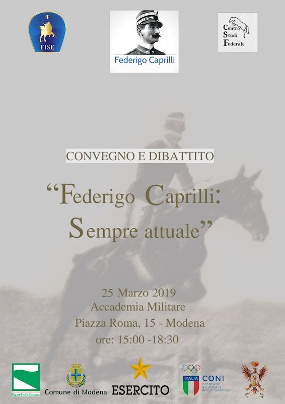 Convegno a Modena: “Federigo Caprilli: sempre attuale”