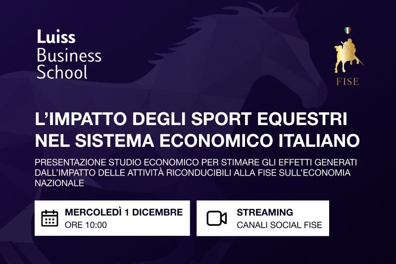 Sport equestri: risorsa per il Paese con incidenza sul PIL
